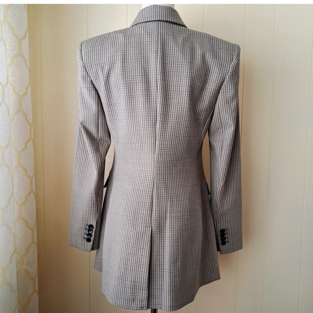 Express Wool-Blend Houndstooth Double Breasted Bl… - image 6